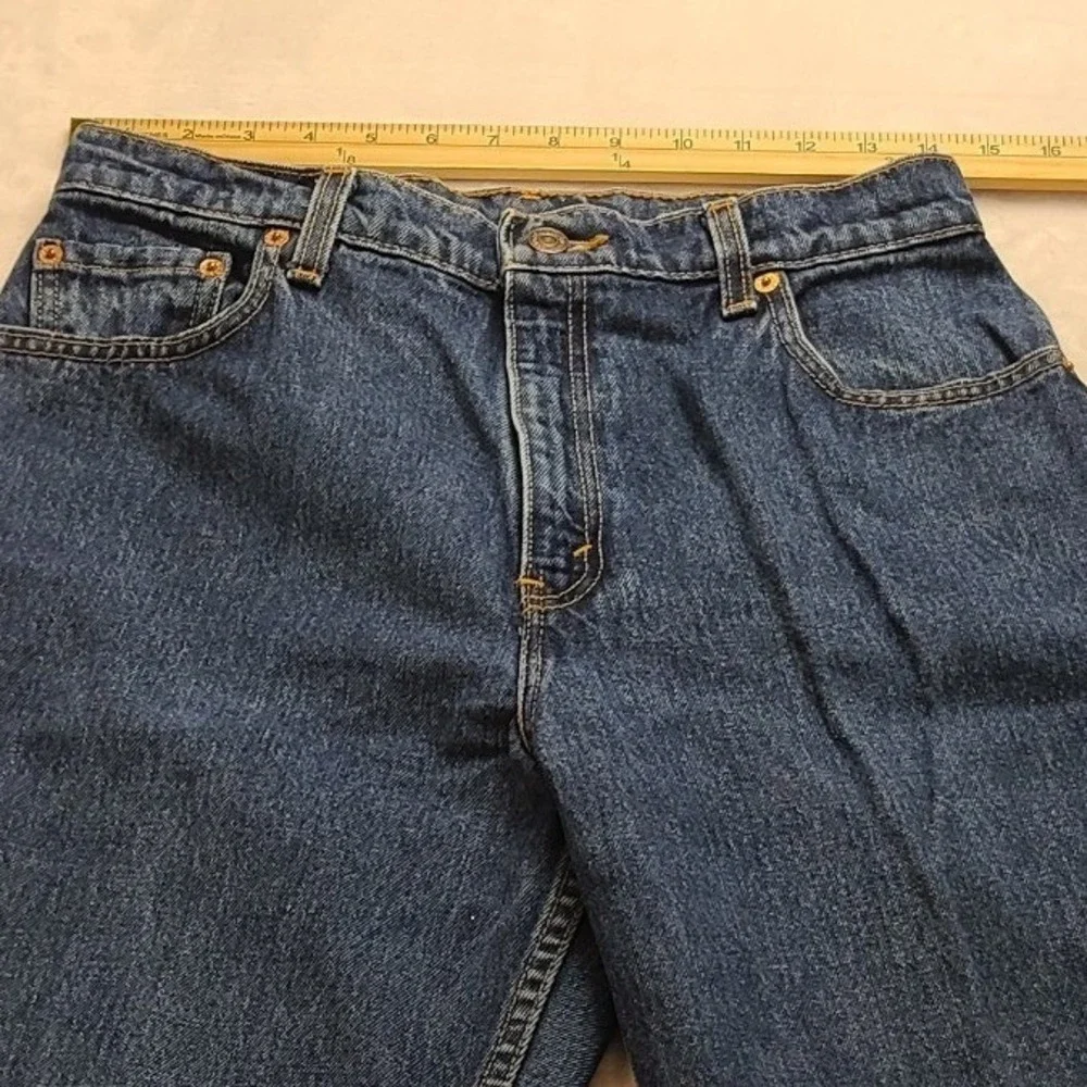 Levis 550 Jeans Men's 29x29 Relaxed Fit‎ Tapered Leg Denim Blue Vintage NWOT